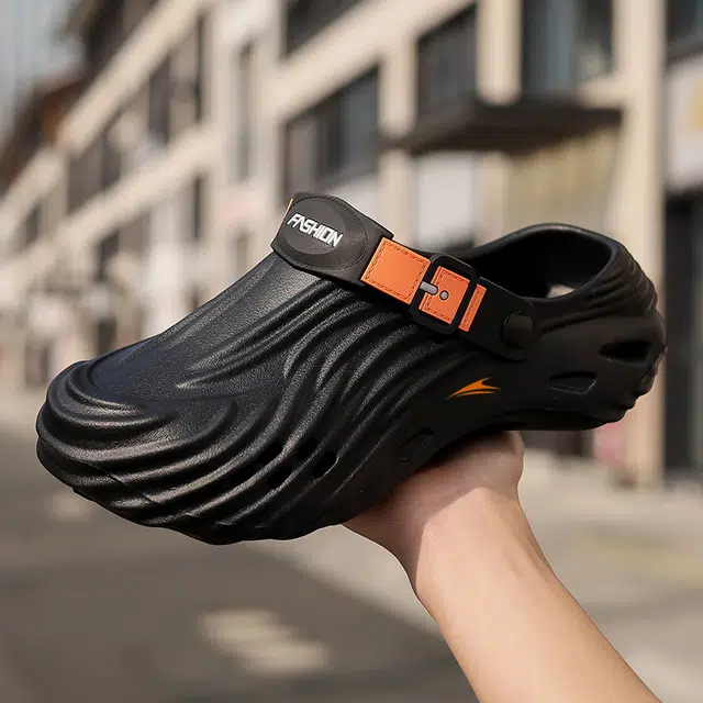 金莱克 时尚简约气质 防臭防滑包头拖鞋 男女同款