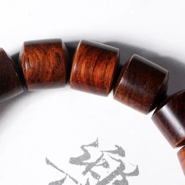 钵提 老料文玩盘玩细腻#好运 花梨木 手串 男女同款情侣款