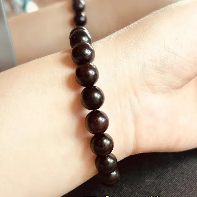 钵提 金星老料工艺金星手持串绕指柔高密念佛珠 新中式单圈#好运 血檀 手串 男女同款情侣款
