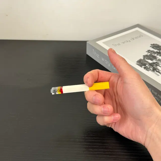 食梦者 卡通可爱香烟拼搭积木 个性创意潮酷 拼装模型