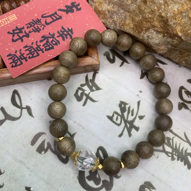 仙沐坊 中式国风 白净透亮水晶 花香果香 名贵木作 文玩好物 沉香 手串 女款