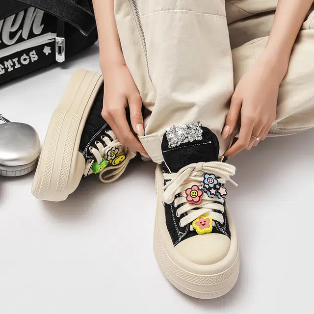 健休 牛皮 百搭 防滑 低帮 板鞋 男女同款