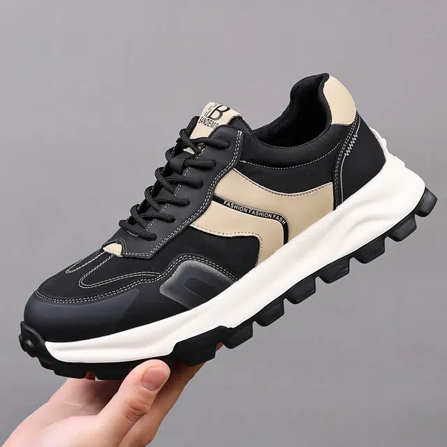 健休 二层牛皮 舒适百搭 耐磨 低帮 生活休闲鞋 男款 黑色