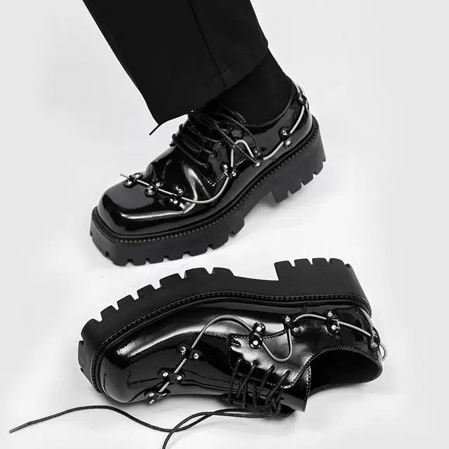 健休 二层牛皮 舒适时尚百搭耐磨 休闲鞋 男款 黑色