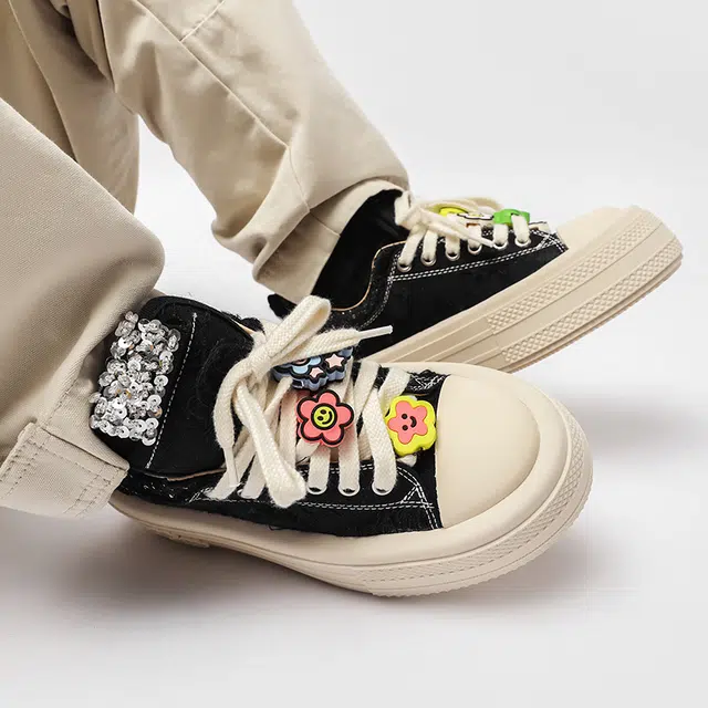 健休 牛皮 百搭 防滑 低帮 板鞋 男女同款