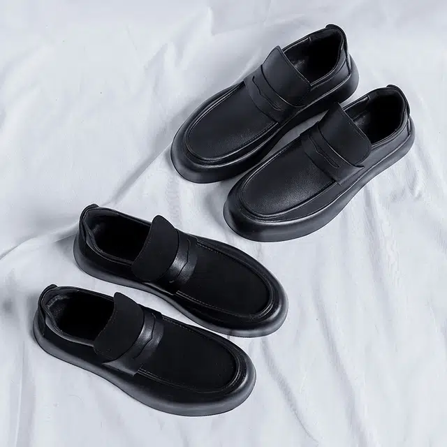 健休 风雅舒适商务 低帮 生活休闲鞋 男款 黑色