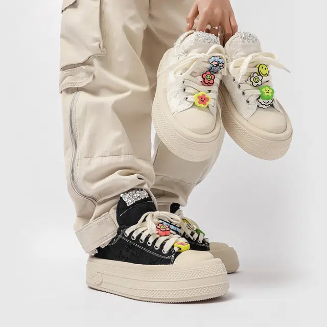 健休 牛皮 百搭 防滑 低帮 板鞋 男女同款