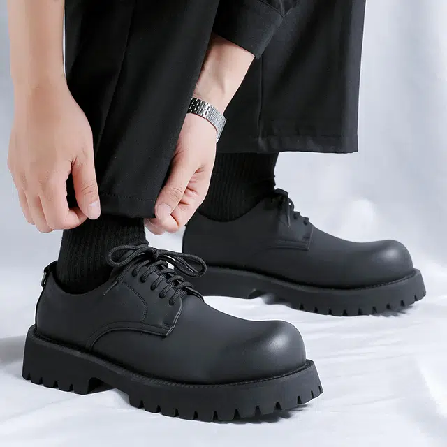 健休 二层牛皮 商务时尚百搭 休闲鞋 男款