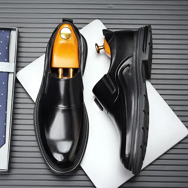 健休 二层牛皮 轻便简约 舒适耐磨 休闲鞋 男款