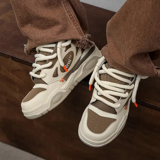 健休 舒适百搭厚底 防滑耐磨 低帮 板鞋 男女同款 白色