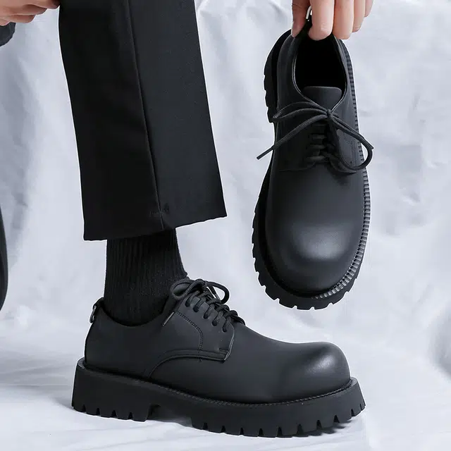 健休 二层牛皮 商务时尚百搭 休闲鞋 男款