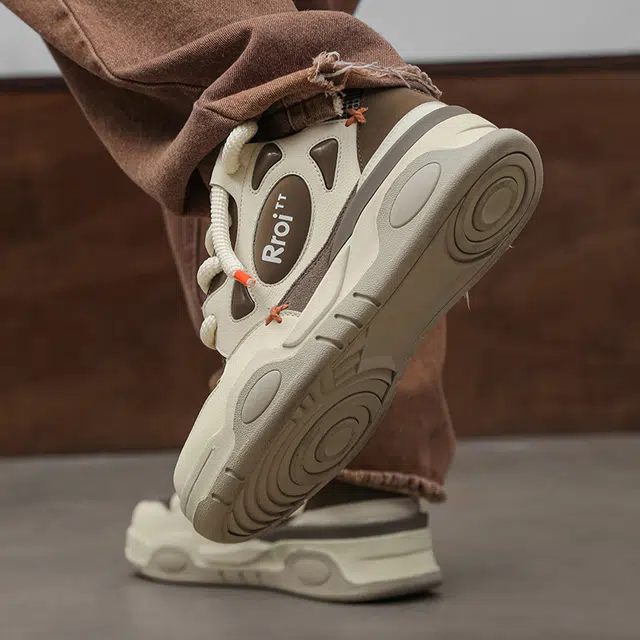 健休 舒适百搭厚底 防滑耐磨 低帮 板鞋 男女同款 白色