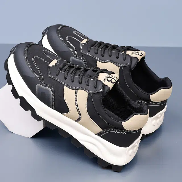 健休 二层牛皮 舒适百搭 耐磨 低帮 生活休闲鞋 男款 黑色