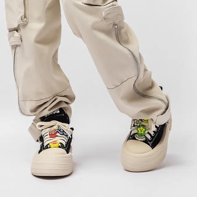 健休 牛皮 百搭 防滑 低帮 板鞋 男女同款