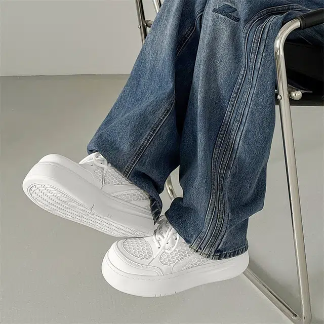 健休 舒适商务 低帮 生活休闲鞋 男款 白色