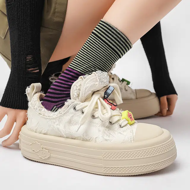 健休 牛皮 百搭 防滑 低帮 板鞋 男女同款