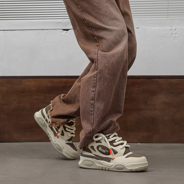 健休 舒适百搭厚底 防滑耐磨 低帮 板鞋 男女同款 白色