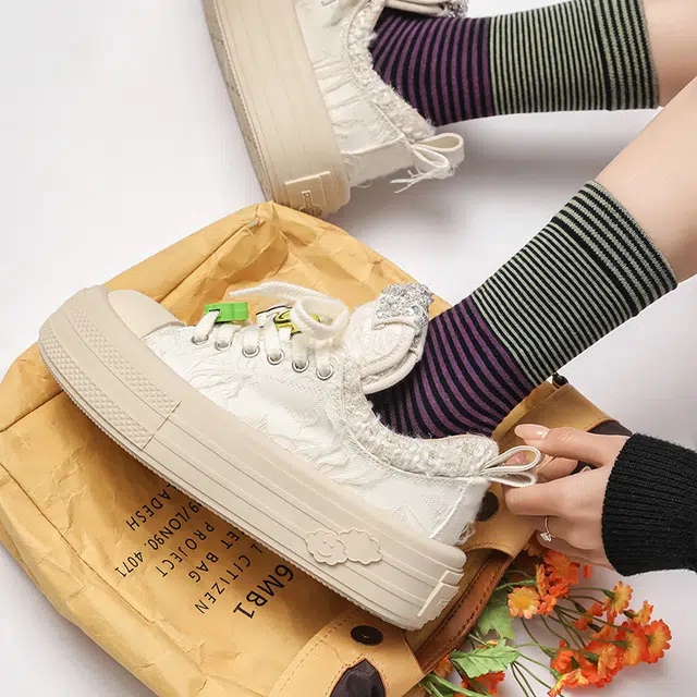 健休 牛皮 百搭 防滑 低帮 板鞋 男女同款