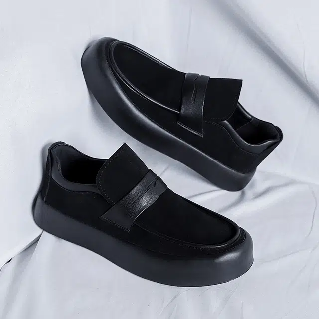 健休 风雅舒适商务 低帮 生活休闲鞋 男款 黑色