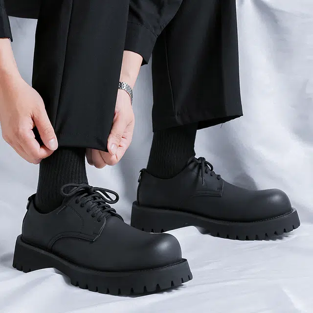 健休 二层牛皮 商务时尚百搭 休闲鞋 男款