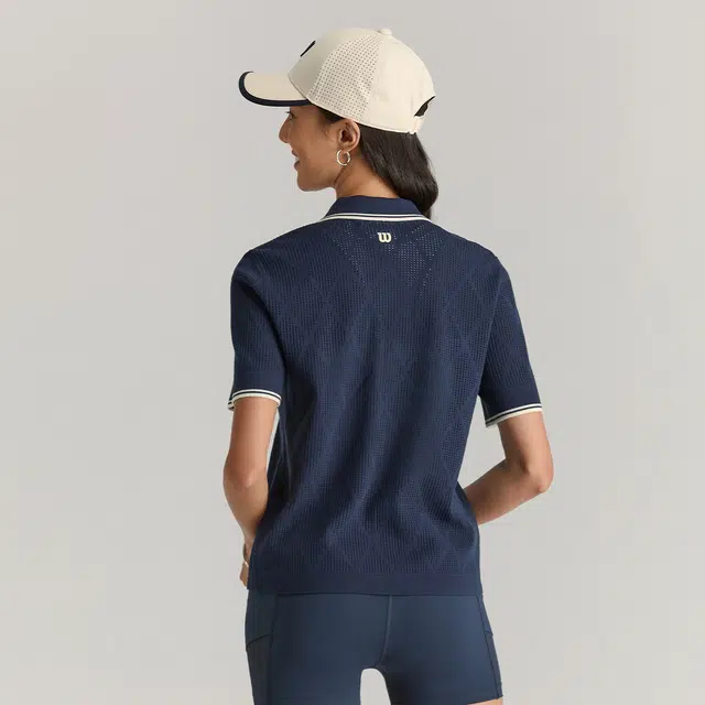 Wilson SS25 TENNIS Addison Knit POLO
