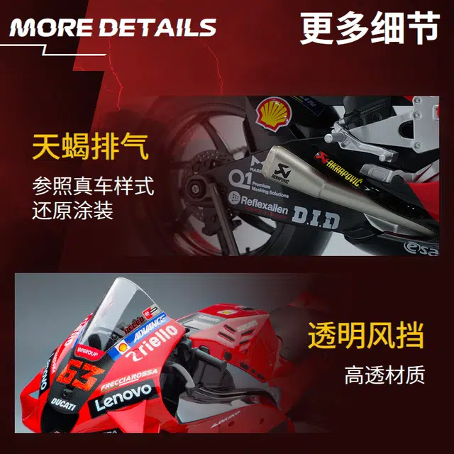 Maisto x Ducati 16 MOTOGP2022 63 GP22