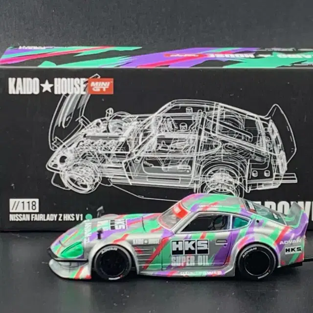 MINI GT Kaido House GT-R (R33) HKS V1