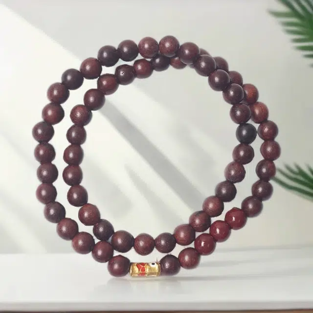 喜宝春花 锦鲤 诸事喜乐国风小众新中式复古新中式百搭福禄吉祥时尚百搭好运 檀木 手串 男女同款情侣款