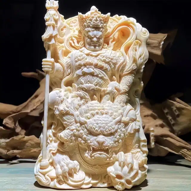 喜宝春花 天王财神 诸事喜乐国风小众新中式复古新中式百搭福禄吉祥时尚百搭好运 象牙果 项链 男女同款情侣款