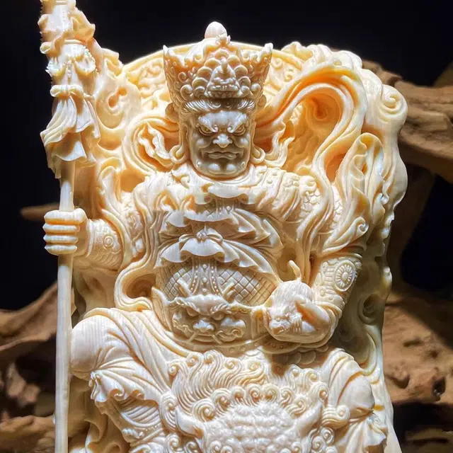 喜宝春花 天王财神 诸事喜乐国风小众新中式复古新中式百搭福禄吉祥时尚百搭好运 象牙果 项链 男女同款情侣款