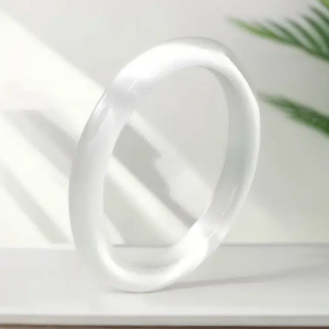 【白月光青花瓷】 喜宝春花 九紫离火一步一响新中式国风轻奢百搭高级清冷感简约风贵妃汉服气质显白好运 玻璃猫眼 手镯 女款