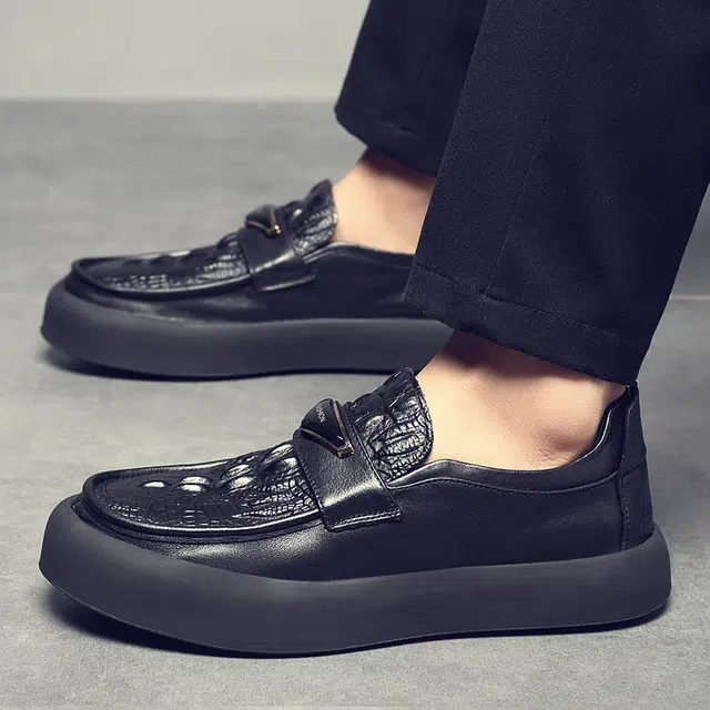 百伦韩 舒适百搭 防滑耐磨 休闲鞋 男款 黑色