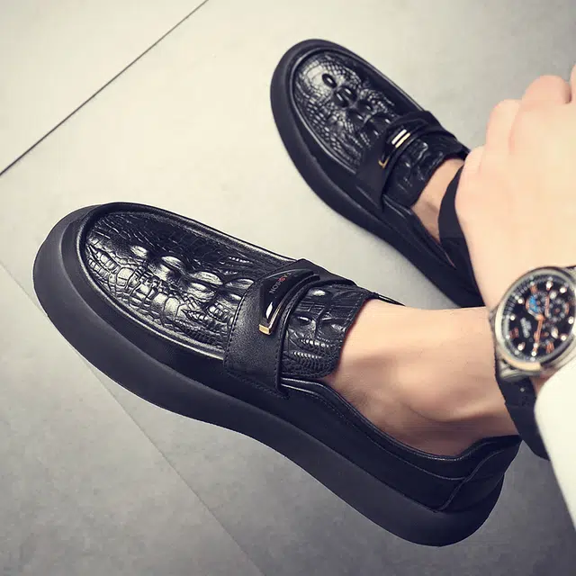 百伦韩 舒适百搭 防滑耐磨 休闲鞋 男款 黑色