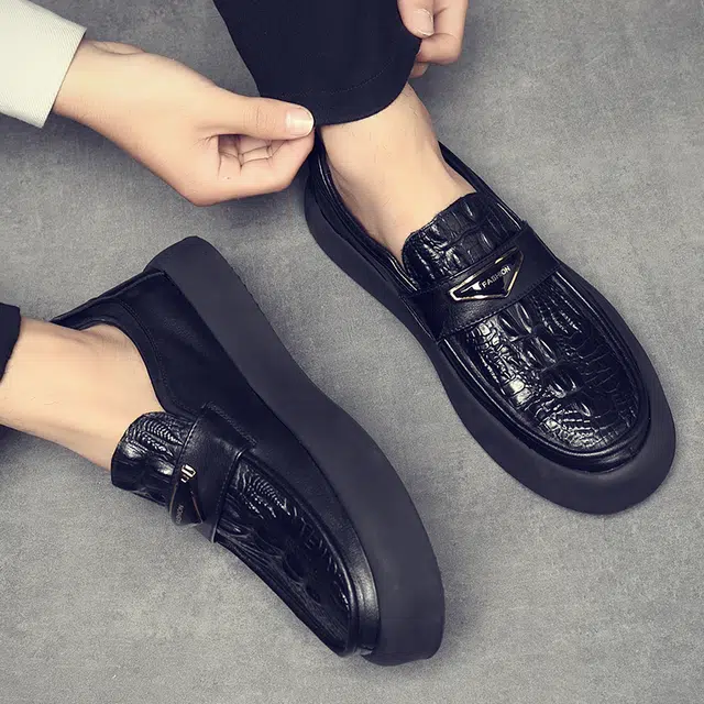 百伦韩 舒适百搭 防滑耐磨 休闲鞋 男款 黑色