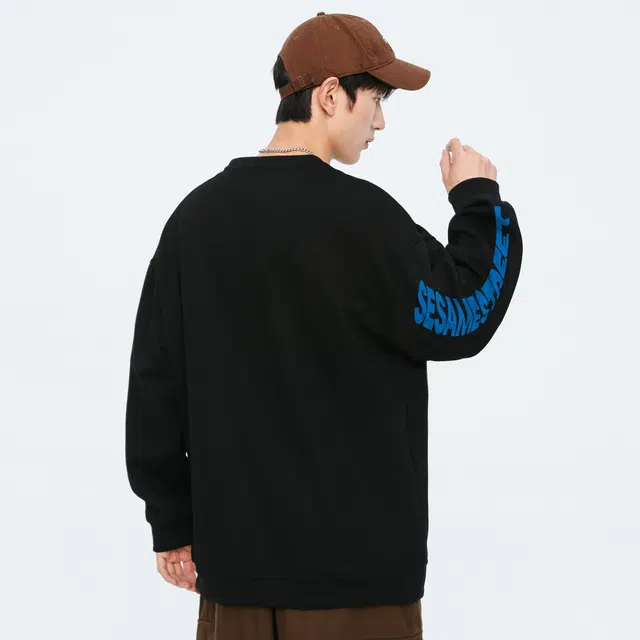 Sesame Street Logo Fleece Pullover Sweatshirt