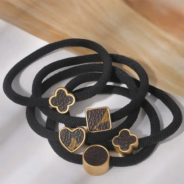 左欧 简约小香风发绳高级感  大牌风发绳橡皮筋 头绳 女款