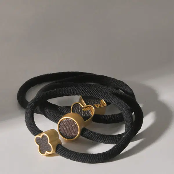 左欧 简约小香风发绳高级感  大牌风发绳橡皮筋 头绳 女款