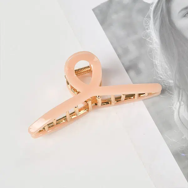 左欧 发量少 后脑勺盘发 高级感鲨鱼夹 发夹 女款