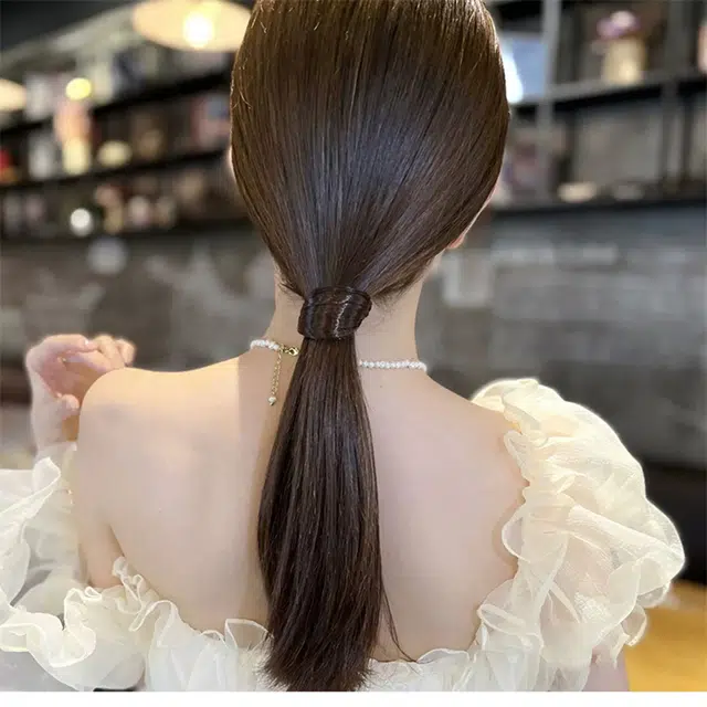 左欧 简约橡皮筋高弹力显发量 发圈 女款