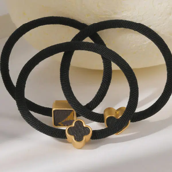 左欧 简约小香风发绳高级感  大牌风发绳橡皮筋 头绳 女款