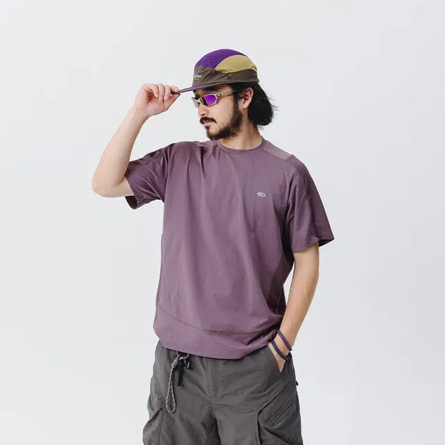 NOTHOMME Blue Breathable Running T-Shirt