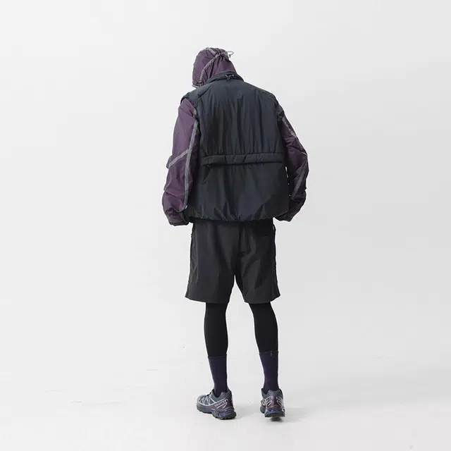 蓝岐 户外多口袋立领工装坎肩抗菌保暖棉服马甲 男女同款