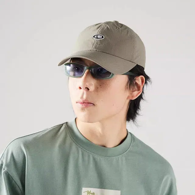 蓝岐 户外运动透气金属做旧防泼水 锦纶 鸭舌帽 男女同款情侣款