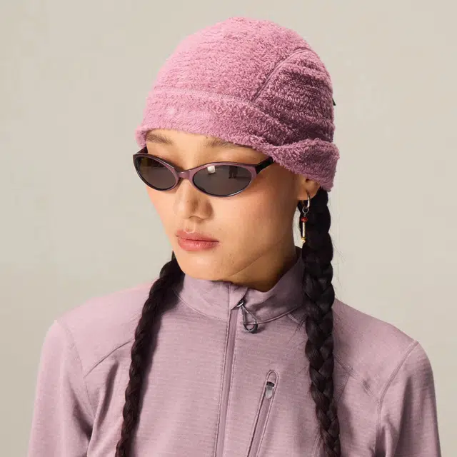 蓝岐 日月同辉抓绒吸湿排汗防寒保暖 涤纶 帽子 男女同款情侣款