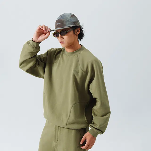 NOTHOMME Blue Pullover Sweatshirt