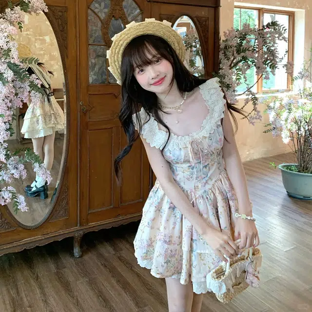 依钗 舒适通勤百搭简约休闲温柔风服饰短袖连衣裙 女款