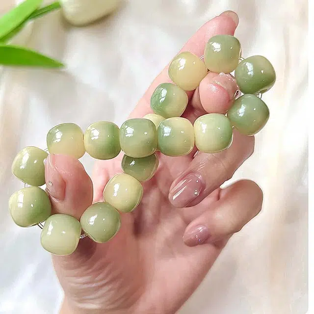 亲喜 小青柠文玩盘玩佛珠念珠 菩提根 手串 男女同款情侣款