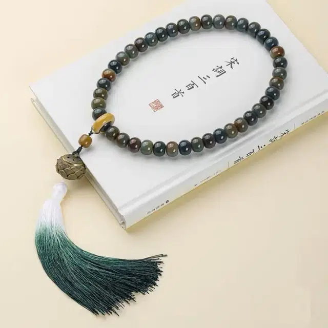 亲喜 香炉 新中式小众高级感双圈设计  念珠绕指柔 菩提根 手串 男女同款情侣款