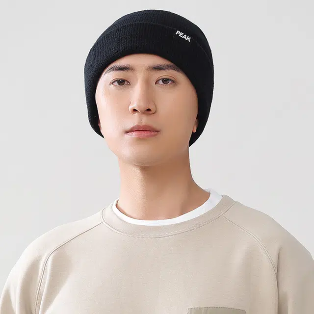 匹克 保暖套装简约休时尚户外出行防寒 聚酯纤维 绒线帽 男女同款情侣款