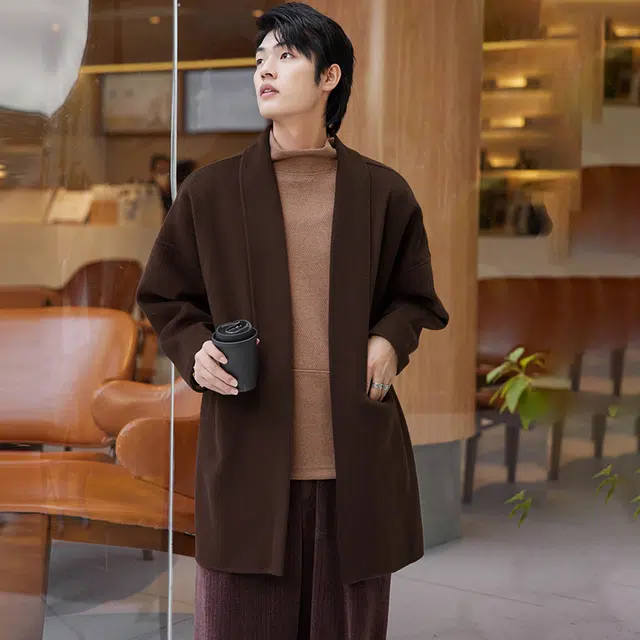 HERBEL Loose Fit Long Coat